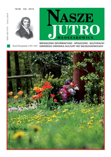 Okładka 368 numeru czasopisma „Nasze Jutro” przedstawiająca trawę, kwiaty i las