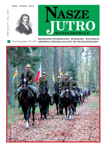 Okładka 386 numeru czasopisma „Nasze Jutro” przedstawiająca jeźdźców na koniach