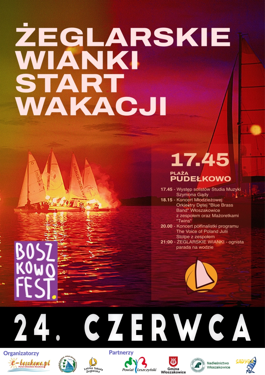 Plakat promujący Boszkowo FEST