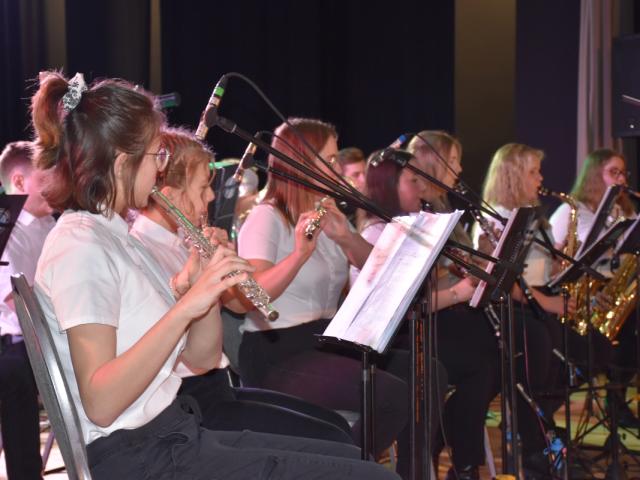 Występ Młodzieżowej Orkiestry Dętej „Blue Brass Band”